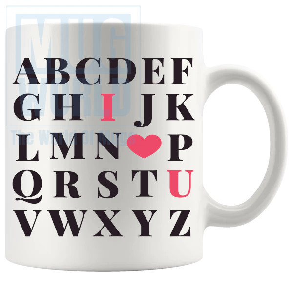 ABC I Love You Mug