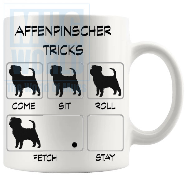 Affenpinscher Tricks Mug - Novelty Handmade Gifts