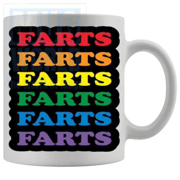 Colourful Farts Mug