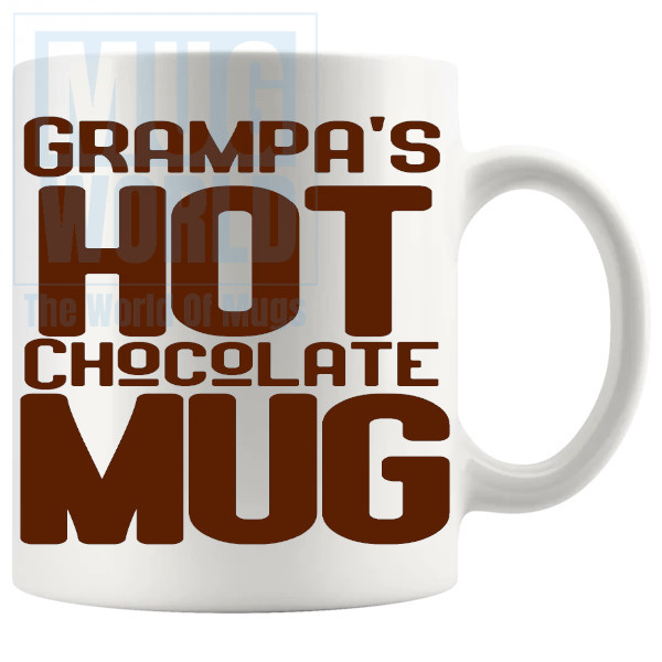 Grampas hot chocolate mug