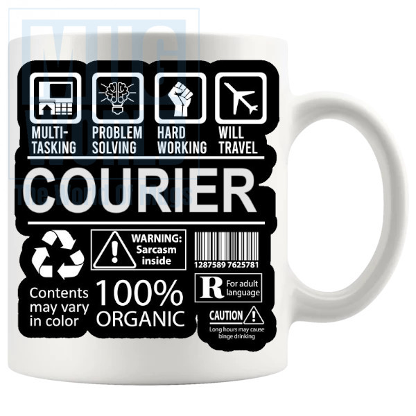 Hard Working Courier Mug