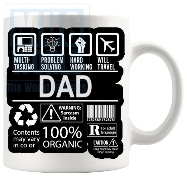 Hard Working Dad Mug