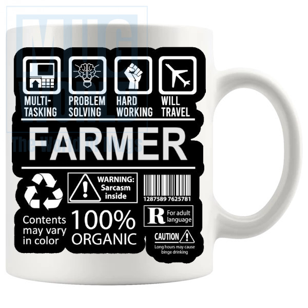 Hard Working Farmer Mug