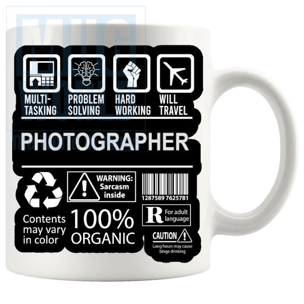 Hard Working Photographer Mug