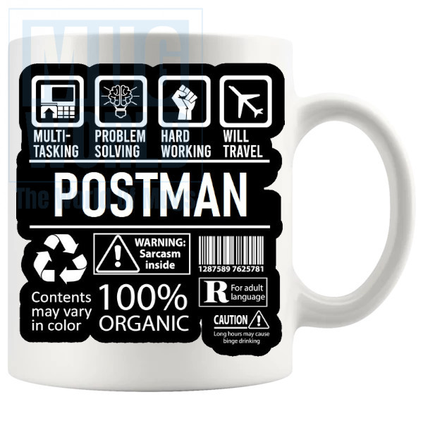 Hard Working Postman Mug