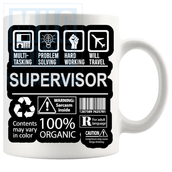 Hard Working Supervisor Mug