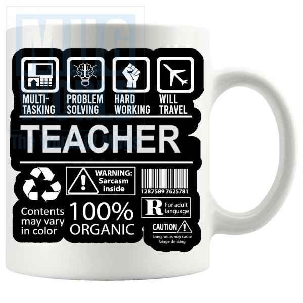 Hard Working Teacher Mug