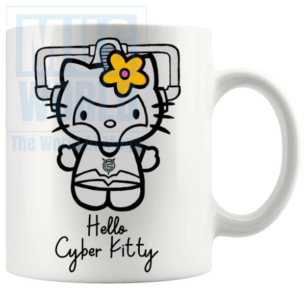 Hello Cyber Kitty Mug Hello Kitty Inspired Gifts