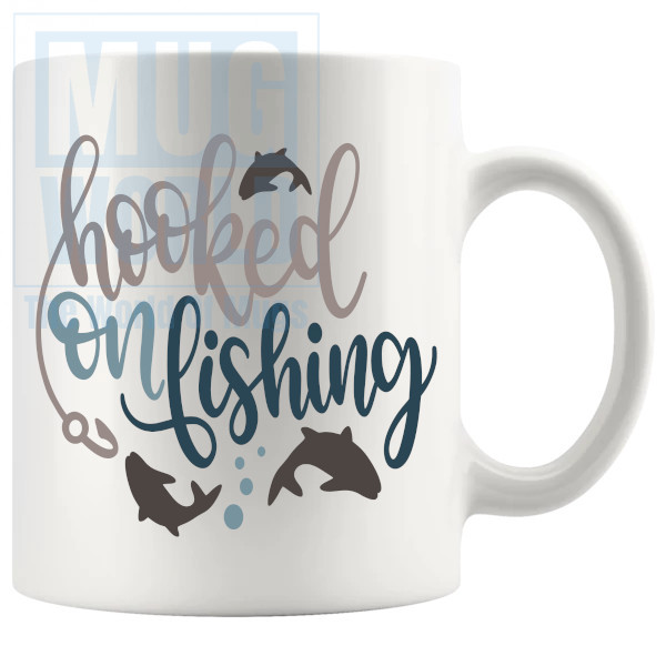 Hooked On Fishing Mug