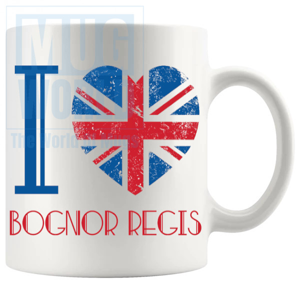 I LOVE BOGNOR REGIS MUG