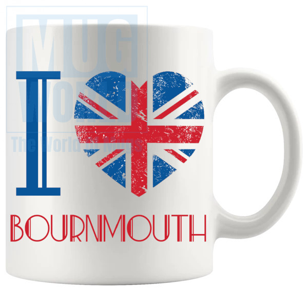 I LOVE BOURNMOUTH MUG