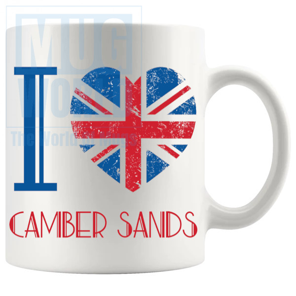 I LOVE CAMBER SANDS MUG