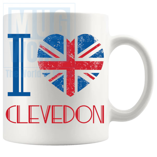 I LOVE CLEVEDON MUG