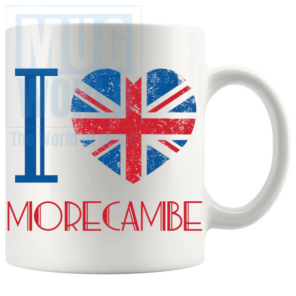 I LOVE MORECOMBE MUG