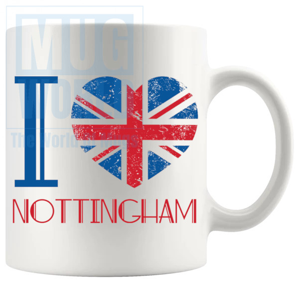 I LOVE NOTTINGHAM MUG