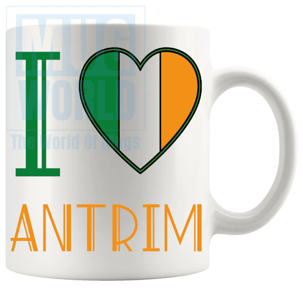 I Love Antrim Mug