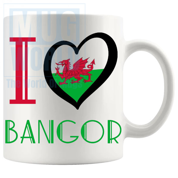 I Love Bangor Mug