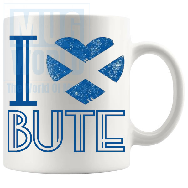 I Love Bute Mug