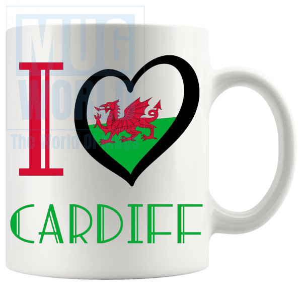 I Love Cardiff Mug