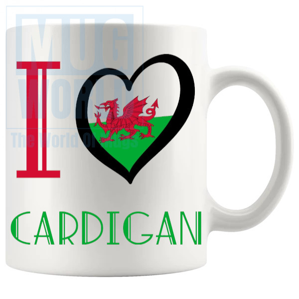 I Love Cardigan Mug