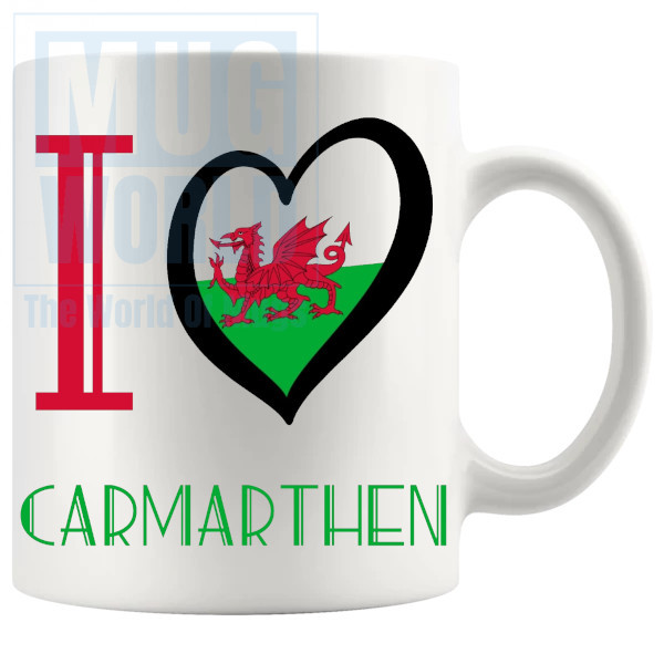 I Love Carmarthen Mug