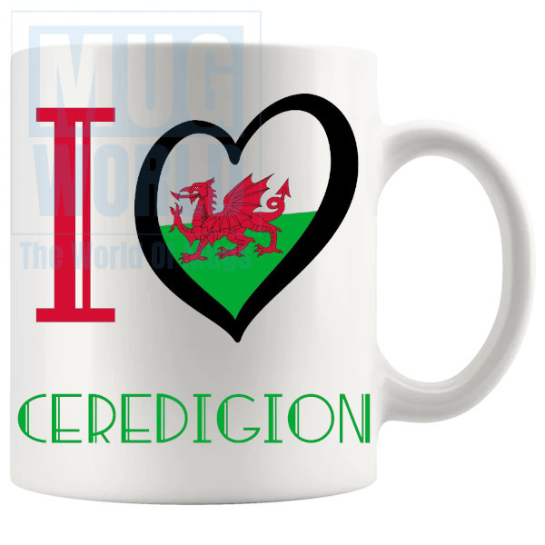 I Love Ceredigion Mug