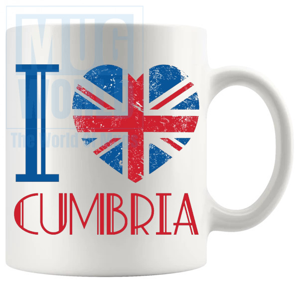 I Love Cumbria Mug