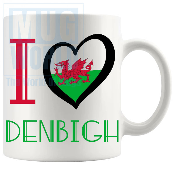 I Love Denbigh Mug