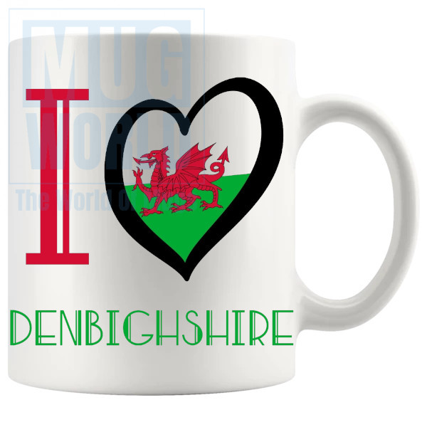 I Love Denbighshire Mug