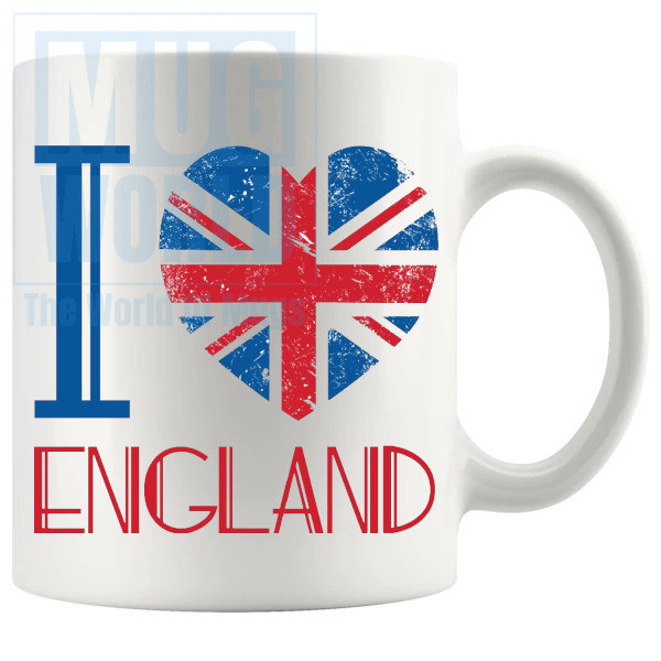 I Love England Mug