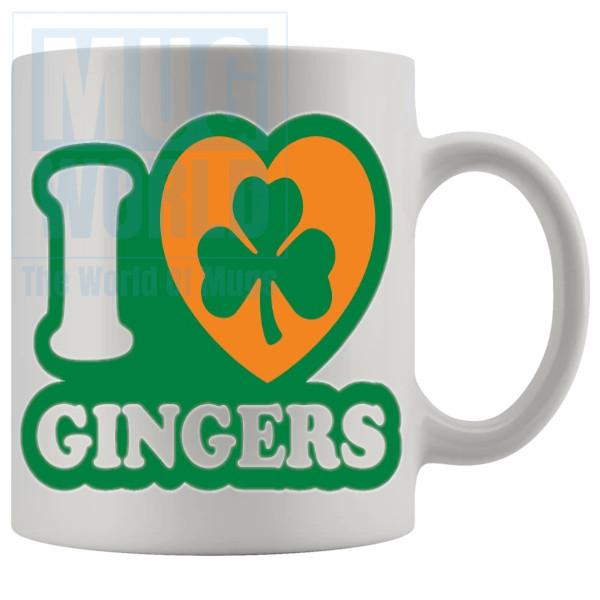 I Love Gingers Mug