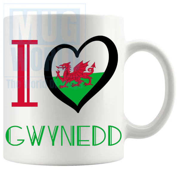 I Love Gwynedd Mug