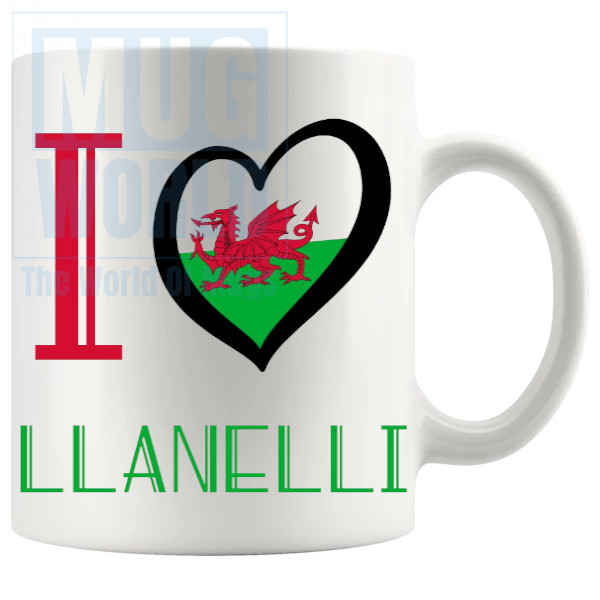 I Love Llanelli Mug