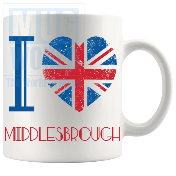 I Love Middlesborough Mug