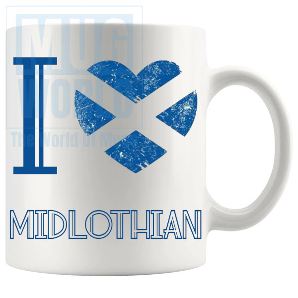 I Love Midlothian Mug