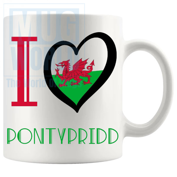 I Love Pontypridd Mug