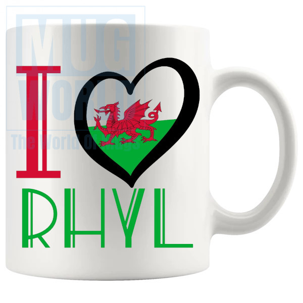 I Love Rhyl Mug