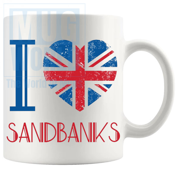 I Love Sandbanks Mug