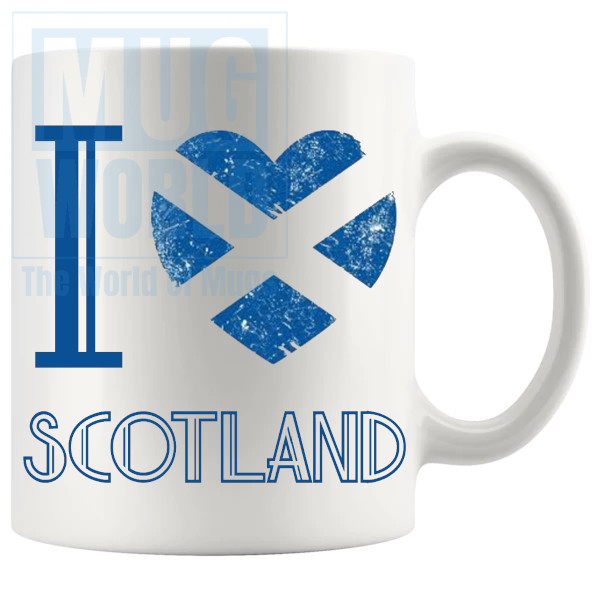 I Love Scotland Mug