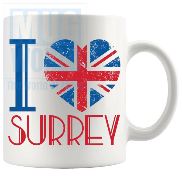 I Love Surrey Mug