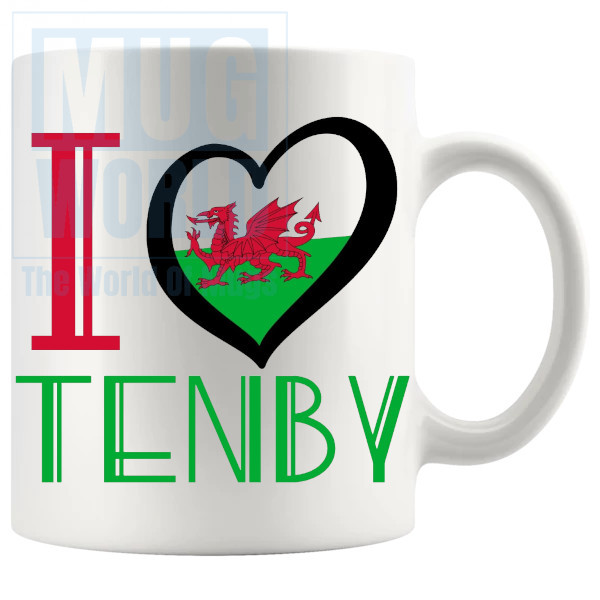 I Love Tenby Mug