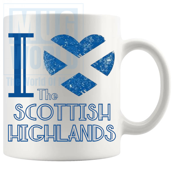 I Love The Scottish Highlands Mug