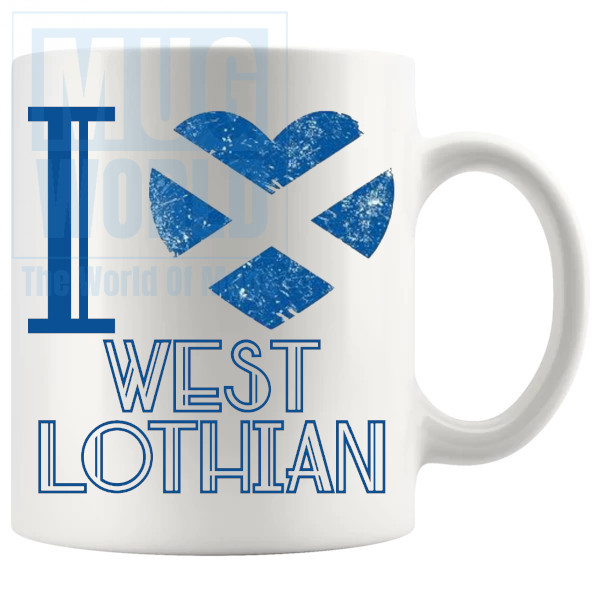 I Love West Lothian Mug