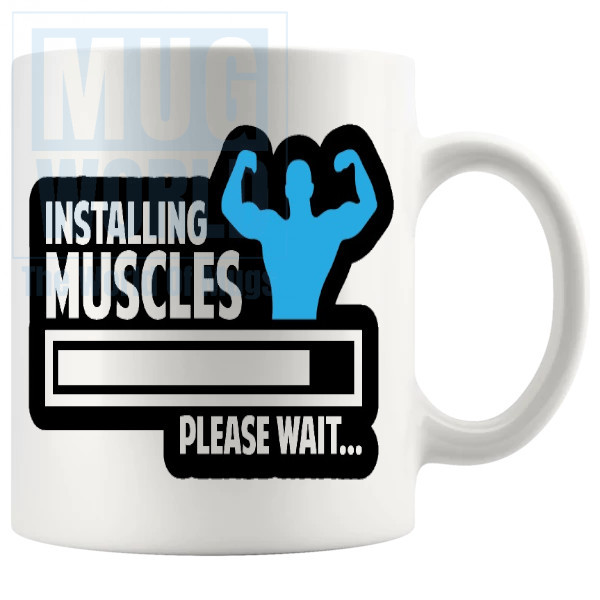 Installing Muscles Please Wait Mug v2