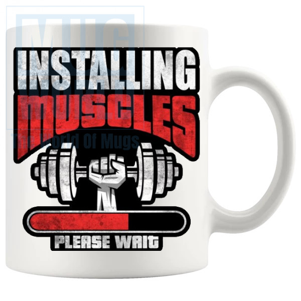 Installing Muscles Please Wait Mug