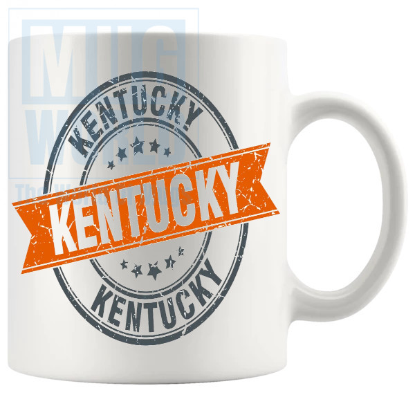 Kentucky Mug In Orange