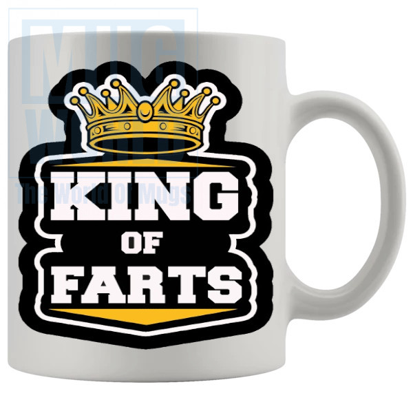 King Of Farts Mug Design 2