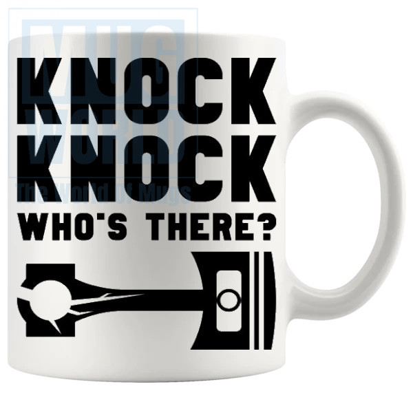 Knock Knock Whos There Mug Novelty Handmade Gifts