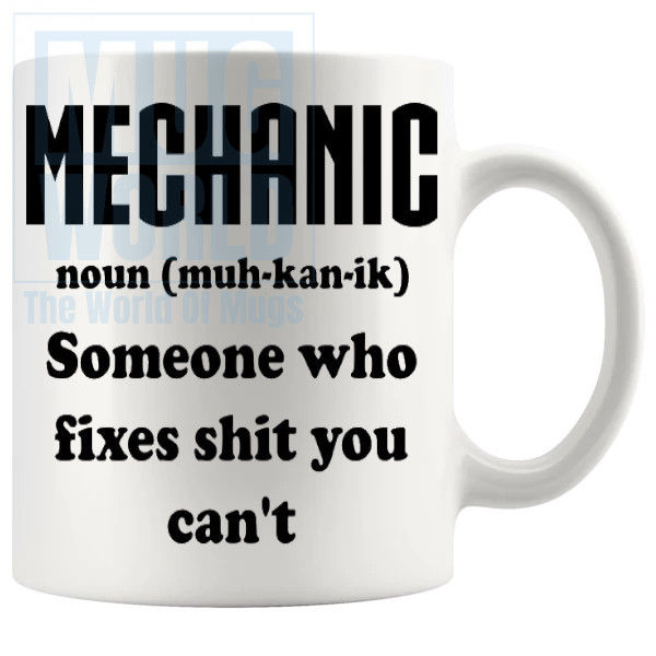 Mechanic Mug Novelty Handmade Gifts