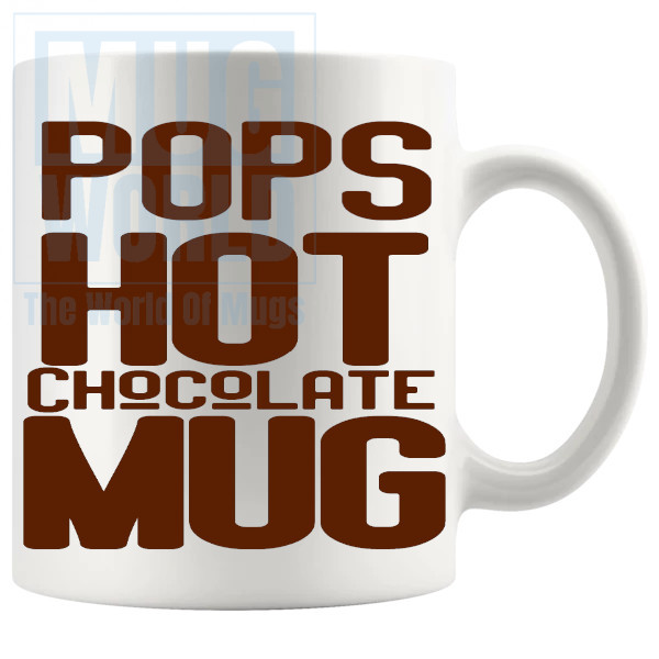 Pops hot chocolate mug